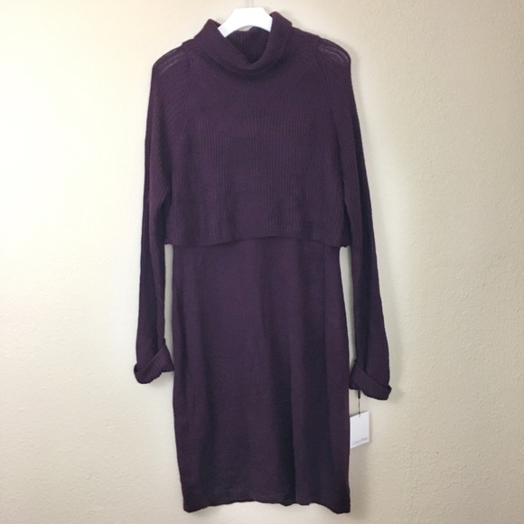Calvin Klein Popover Sweater Dress XL - Picture 3 of 8